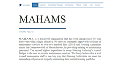 Desktop Screenshot of mahams.org